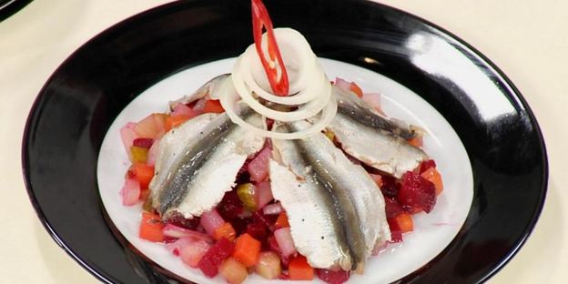 винегрет с килькой