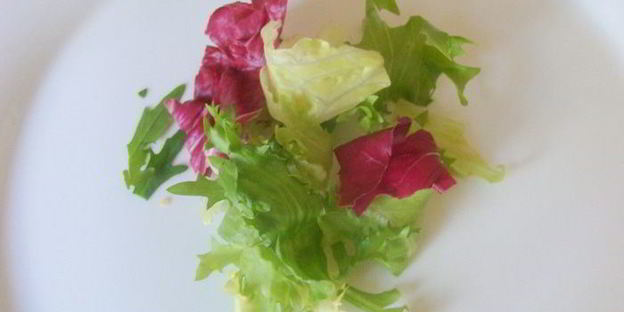 зеленый салат мерцающий