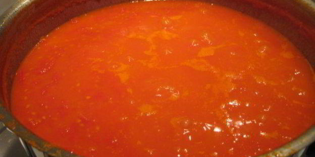 итальянский томатный соус с базиликом