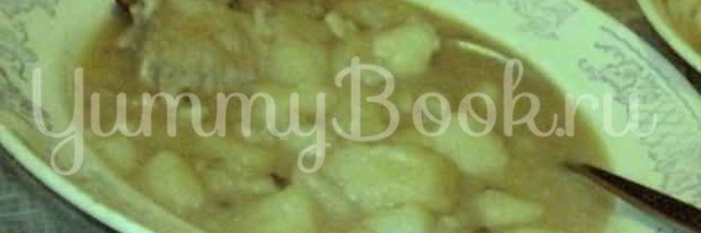 Картофельный соус с цыпленком