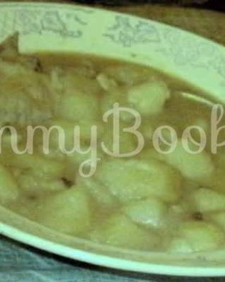 Картофельный соус с цыпленком