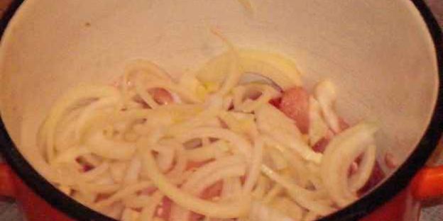 картофельный соус с цыпленком