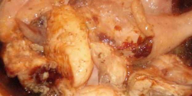 картофельный соус с цыпленком