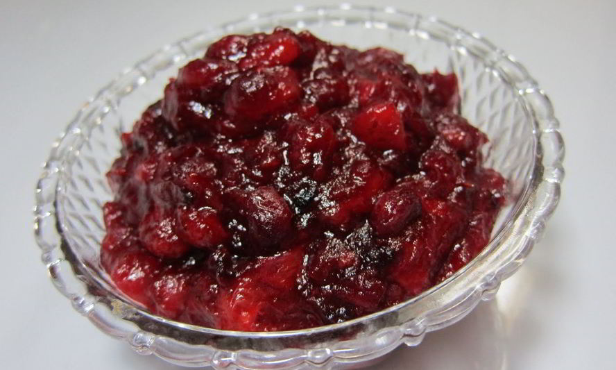 Рецепт классического клюквенного соуса с соком лимона и апельсина