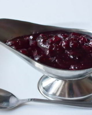 Клюквенно-имбирный соус