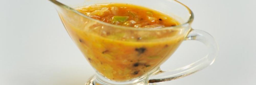 Луковый соус с можжевельником