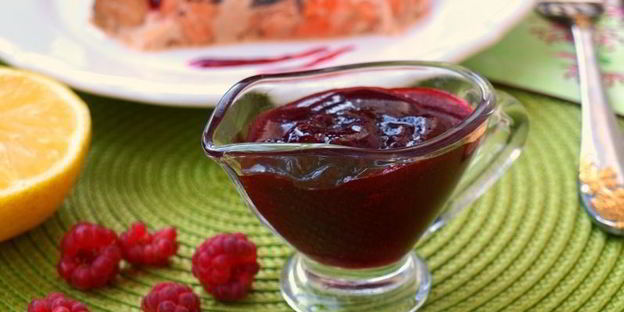 малиновый соус