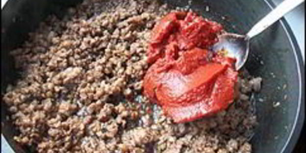 мясная заправка для пасты