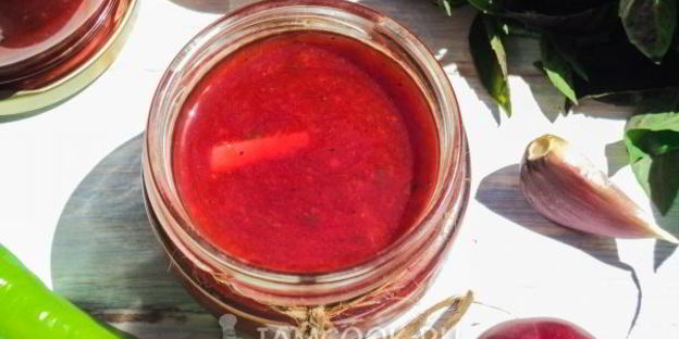 острый соус из алычи