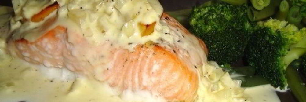 Сливочный соус для лосося