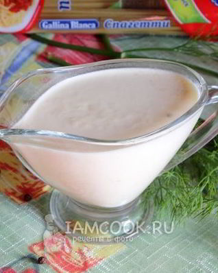 Сливочный соус для спагетти