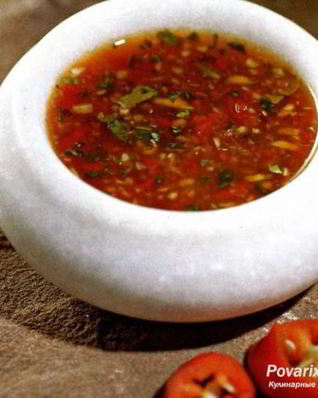 Соус чили домашний