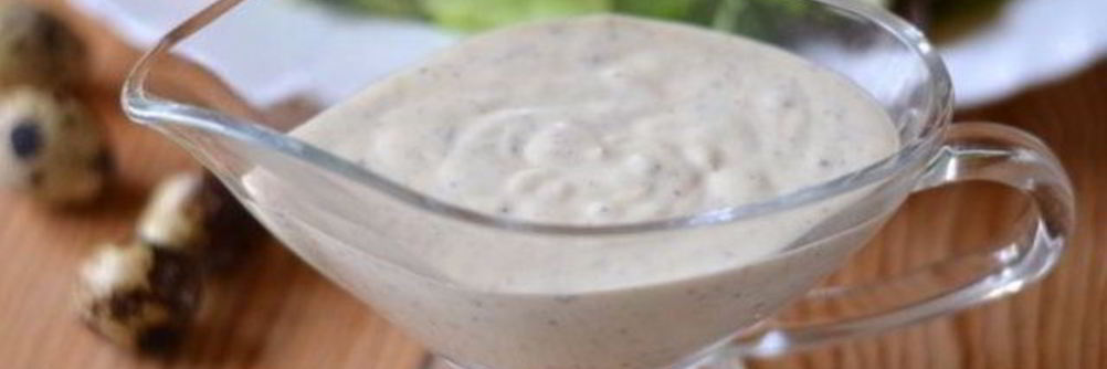 Соус из йогурта для салата