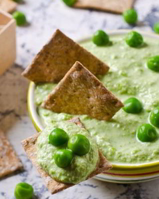 Соус из зеленого горошка