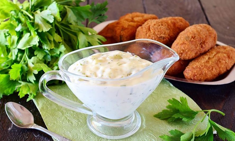 Рецепт соуса к рыбным котлетам