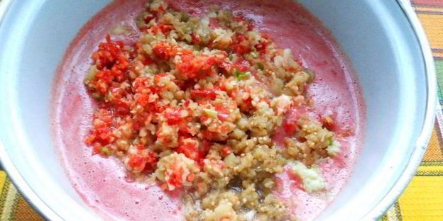 соус томатный с яблоками и баклажанами в мультиварке