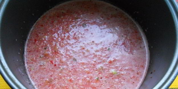 соус томатный с яблоками и баклажанами в мультиварке