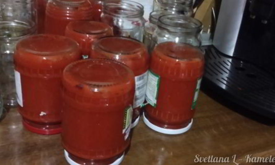 Рецепт томатной пасты