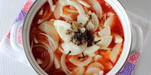 томатно-луковый соус на зиму