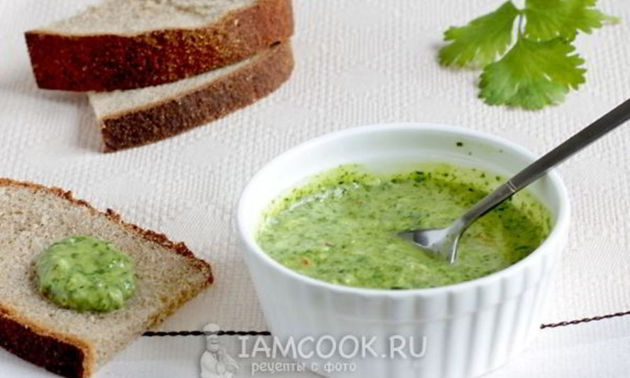 Рецепт зеленого соуса к рыбе и мясу