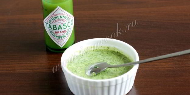 зеленый соус к рыбе и мясу