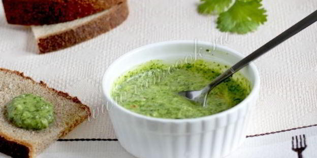 зеленый соус к рыбе и мясу