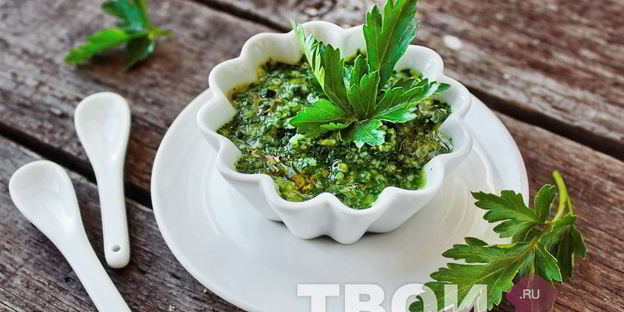 зеленый соус