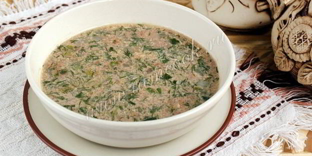 армянский фасолевый суп лобахашу