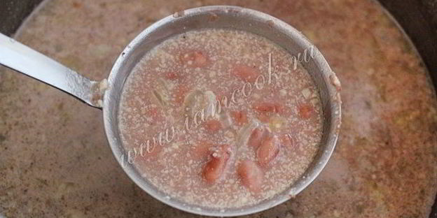 армянский фасолевый суп лобахашу