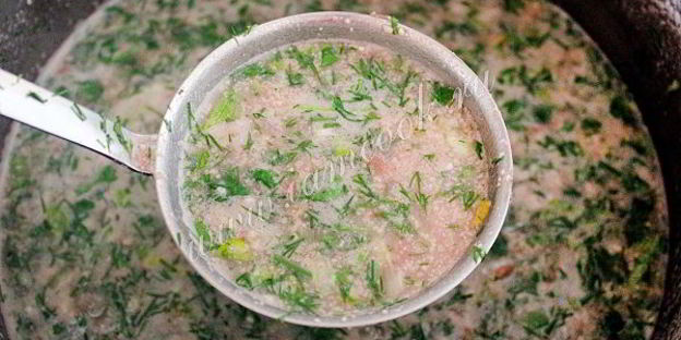 армянский фасолевый суп лобахашу