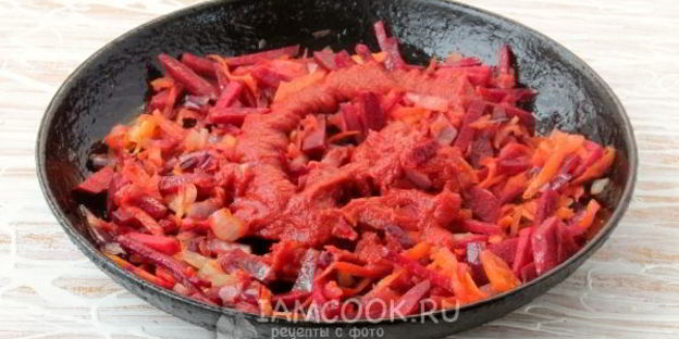 борщ без мяса