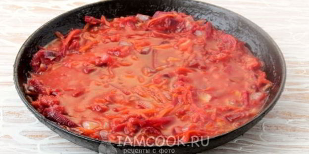 борщ без мяса