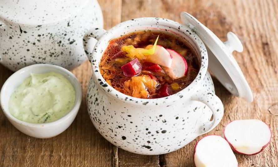 Рецепт борща из молодой капусты