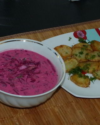 Борщ холодный