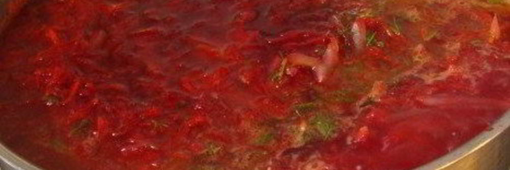 Борщ московский со свежей капустой