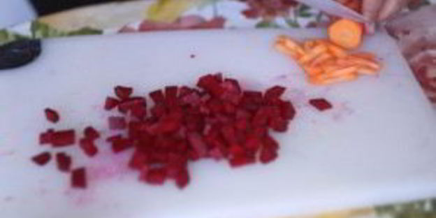 борщ на бобах