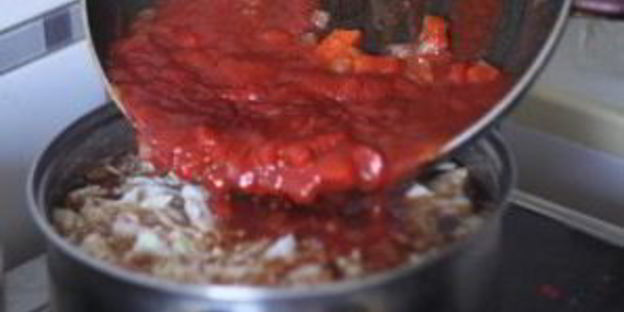 борщ на бобах