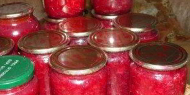 борщ на зиму с капустой