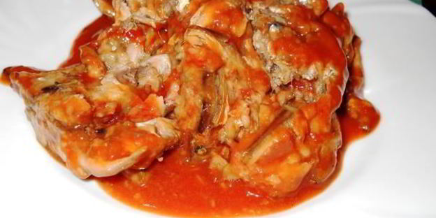 борщ постный с килькой и грушами