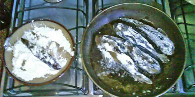 борщ с бычками и фасолью