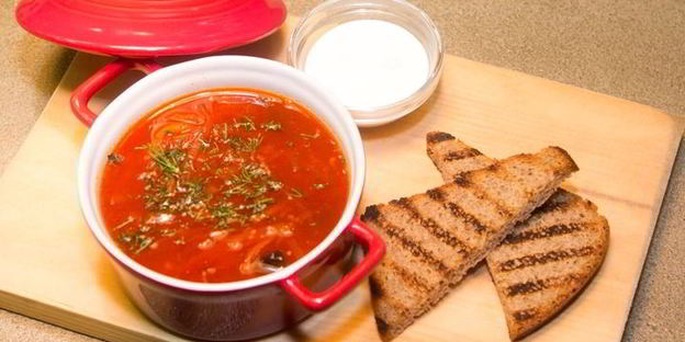 борщ с черносливом