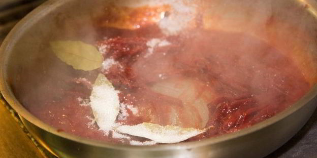 борщ с черносливом