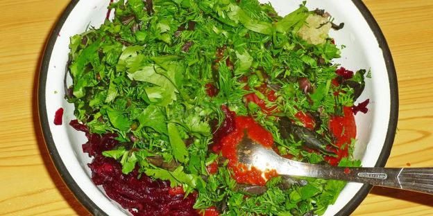 борщ с фасолью постный