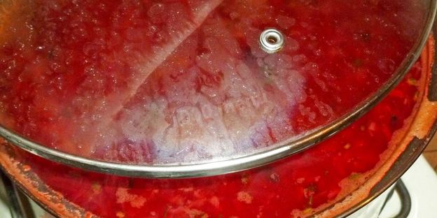 борщ с фасолью постный