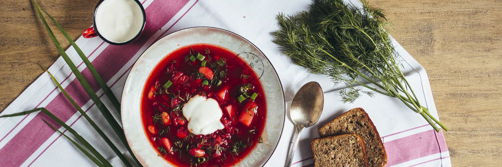 Борщ с фасолью