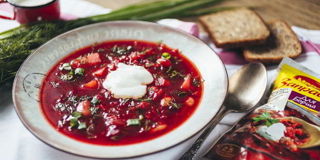 борщ с фасолью