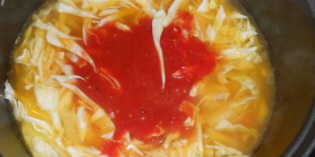 борщ с килькой в мультиварке