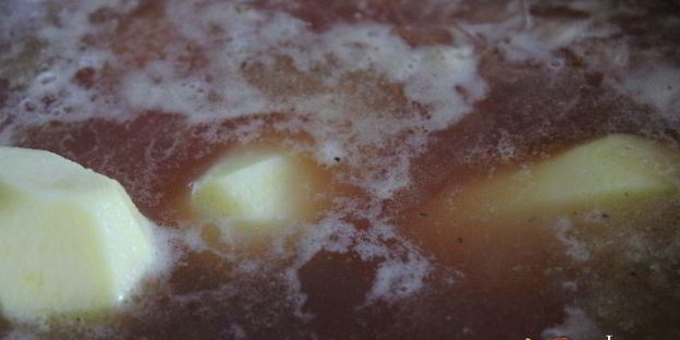 борщ с квашеной капустой