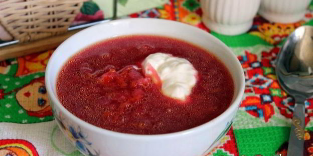 борщ с квашеной капустой