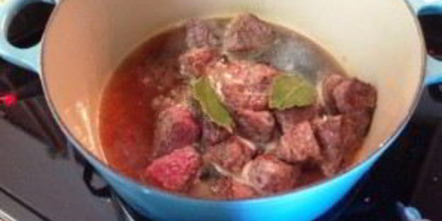 борщ с мясом